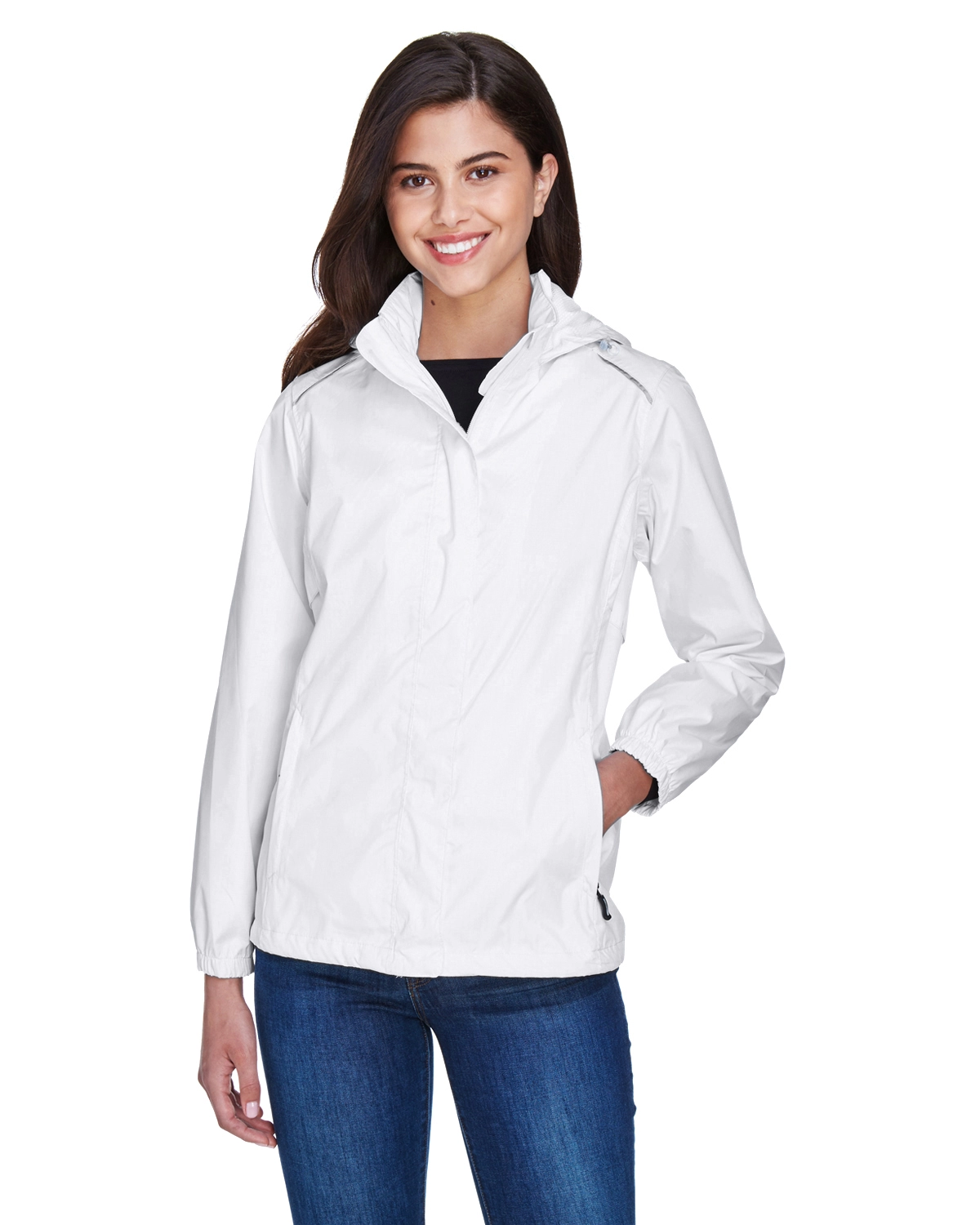 78185 Ash City - Core 365 Ladies' Climate Seam-Sealed Lightweight Variegated Ripstop Jacket SKU: 78185