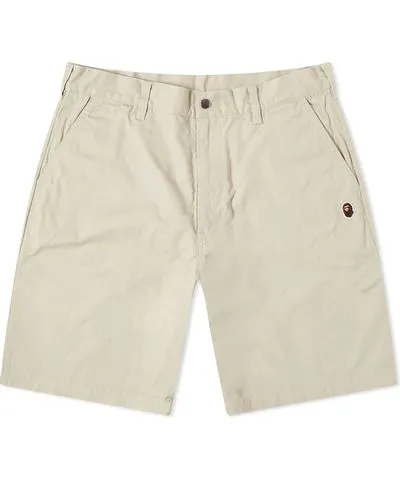 A Bathing Ape Men's Ape Head One Point Chino Shorts