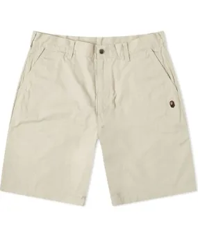 A Bathing Ape Men's Ape Head One Point Chino Shorts