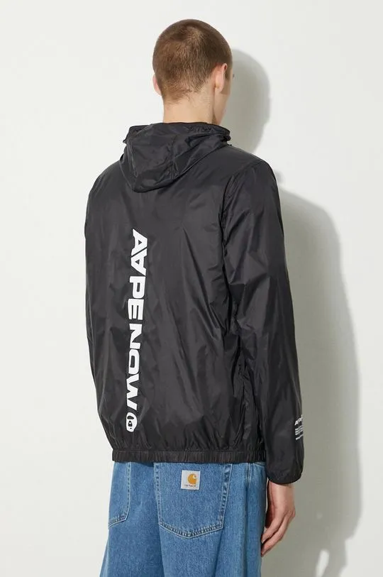 AAPE jacket men's black color AAPLJM7637XXM