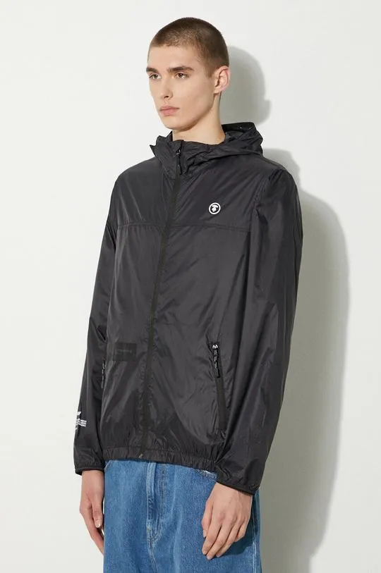 AAPE jacket men's black color AAPLJM7637XXM