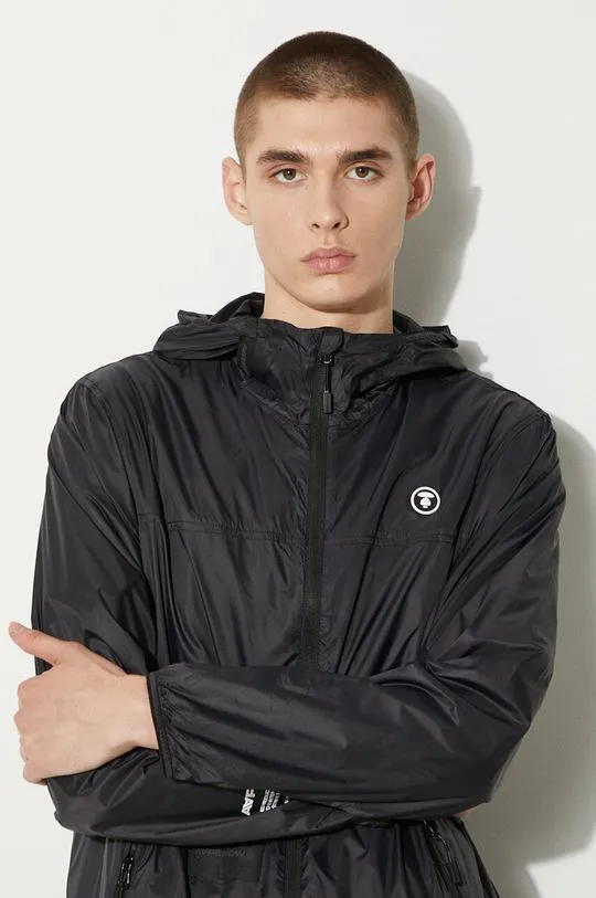 AAPE jacket men's black color AAPLJM7637XXM