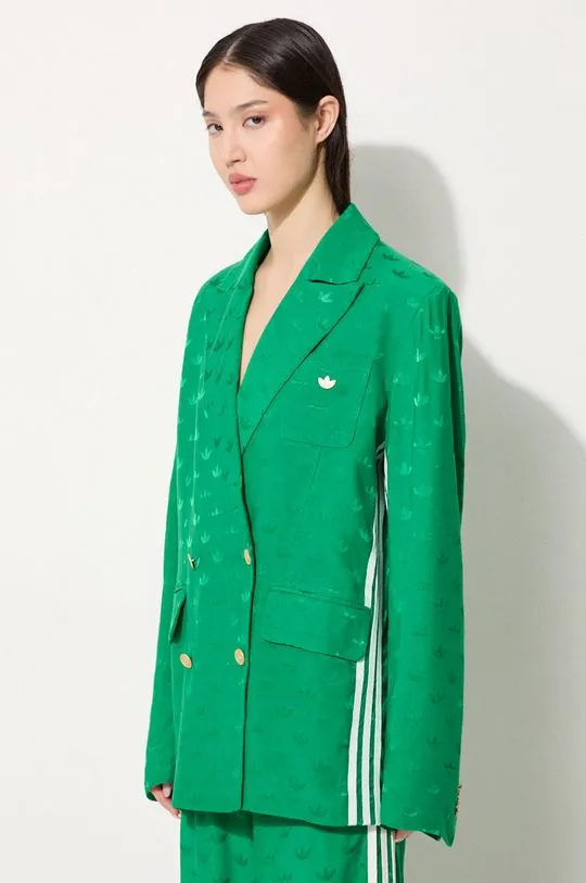 adidas Originals blazer Jaquard Blazer green color IX0944