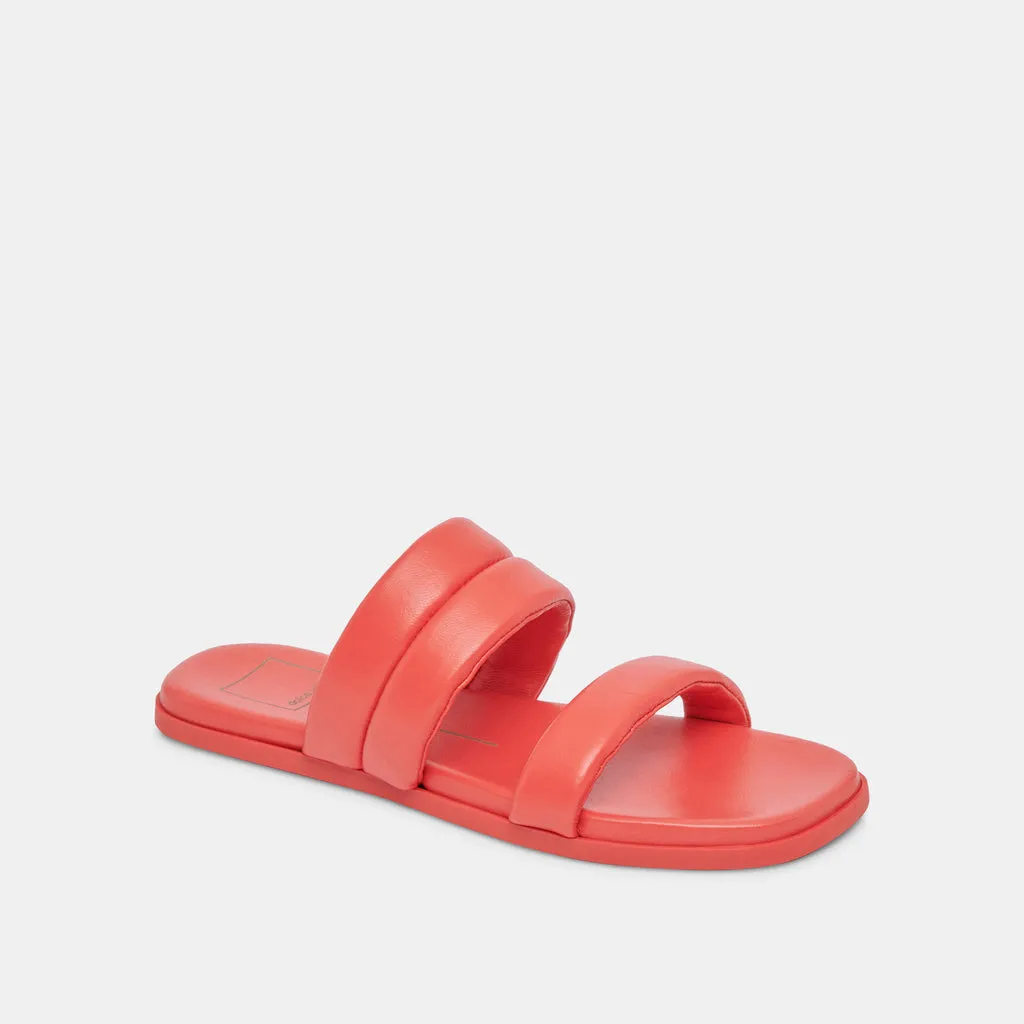 ADORE SANDALS RED LEATHER– Dolce Vita 6769842585666