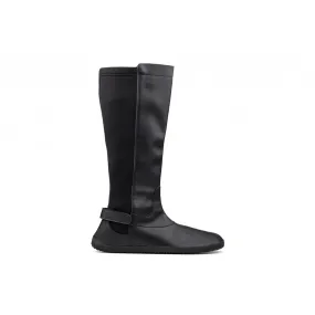 Ahinsa boots black with fur