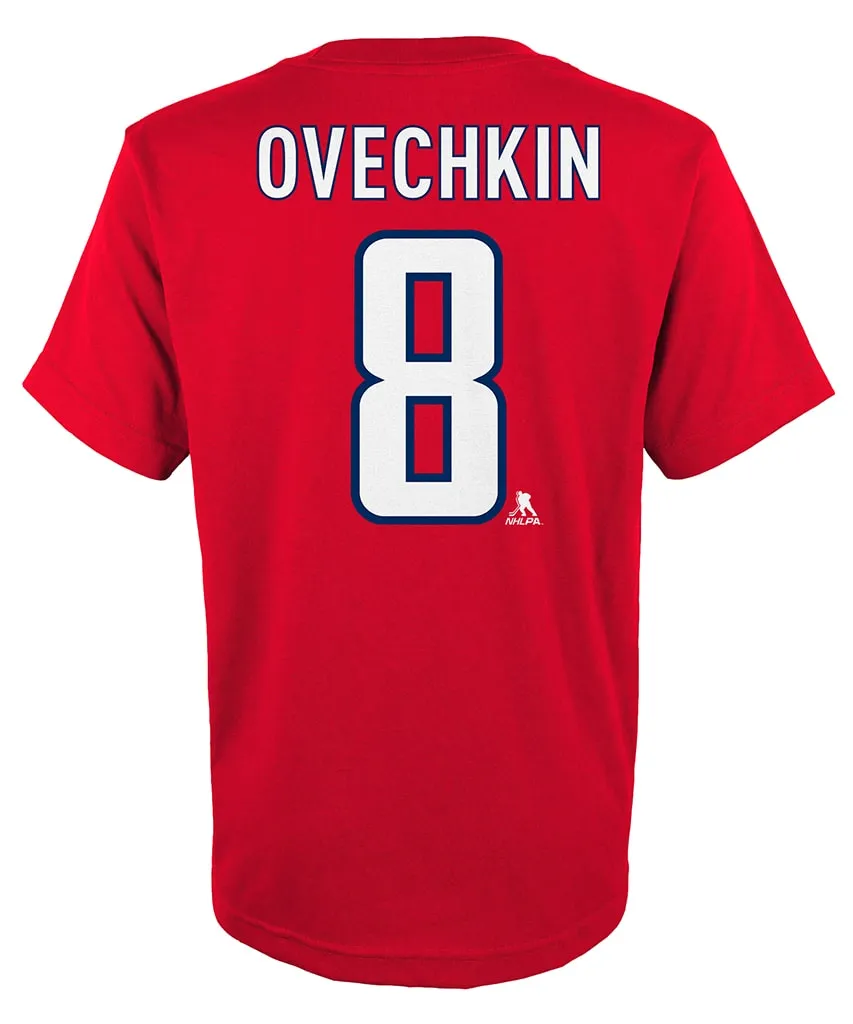 ALEX OVECHKIN WASHINGTON CAPITALS KIDS PLAYER T SHIRT