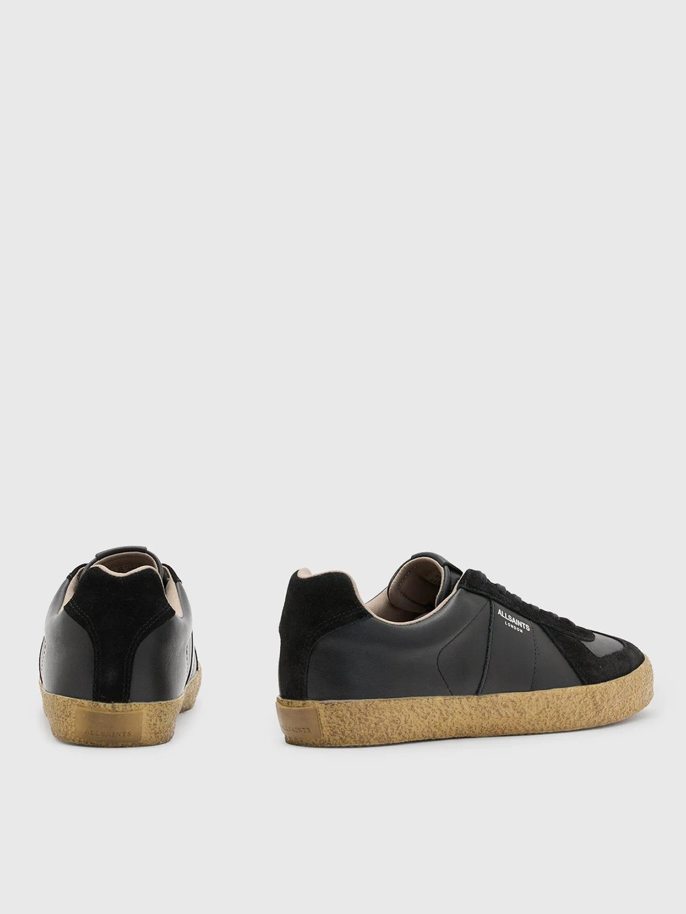 AllSaints Jaimee Underground Suede Sneaker - Black