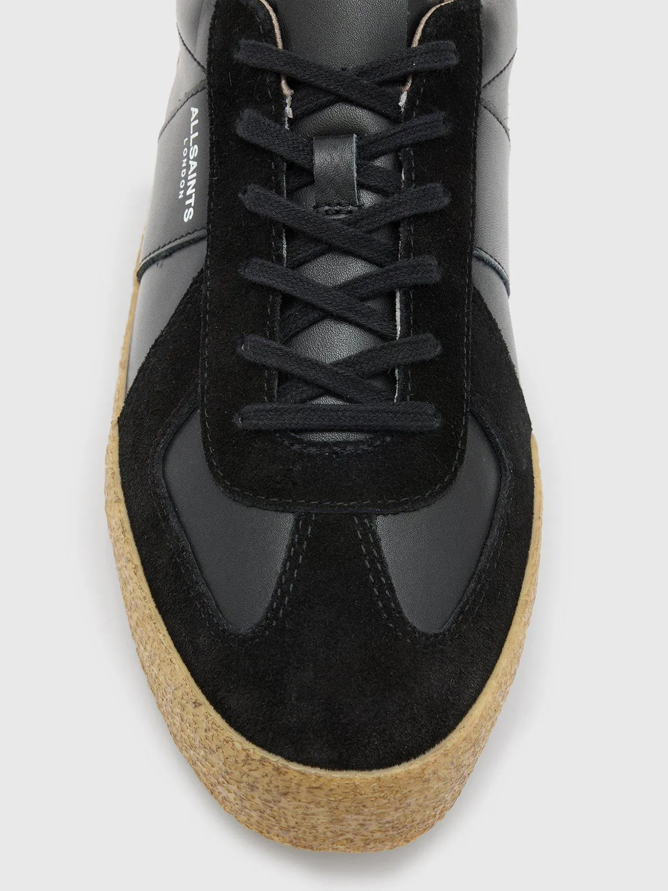 AllSaints Jaimee Underground Suede Sneaker - Black