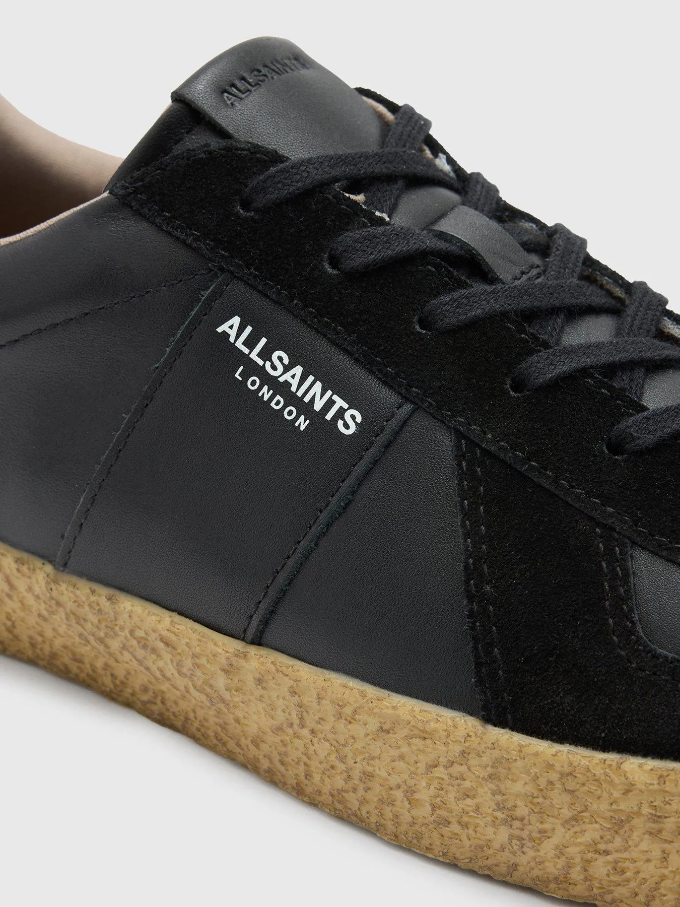 AllSaints Jaimee Underground Suede Sneaker - Black