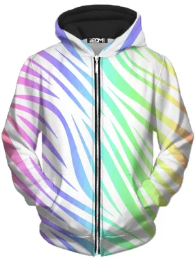 Animal Print Unisex Zip-Up Hoodie (Clearance)