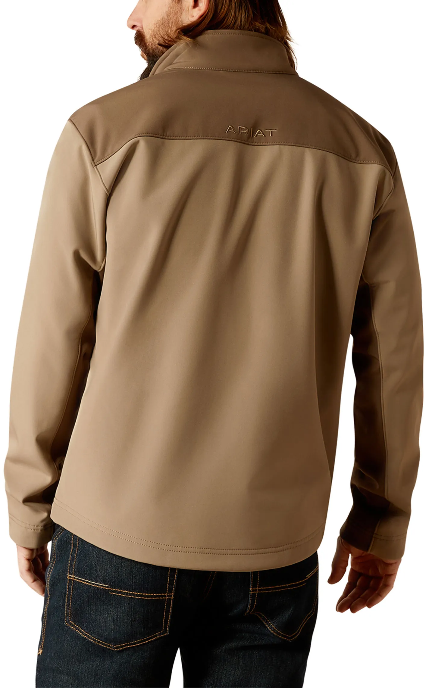 Ariat Men's Wyatt Major Latte & Taupe Softshell Jacket