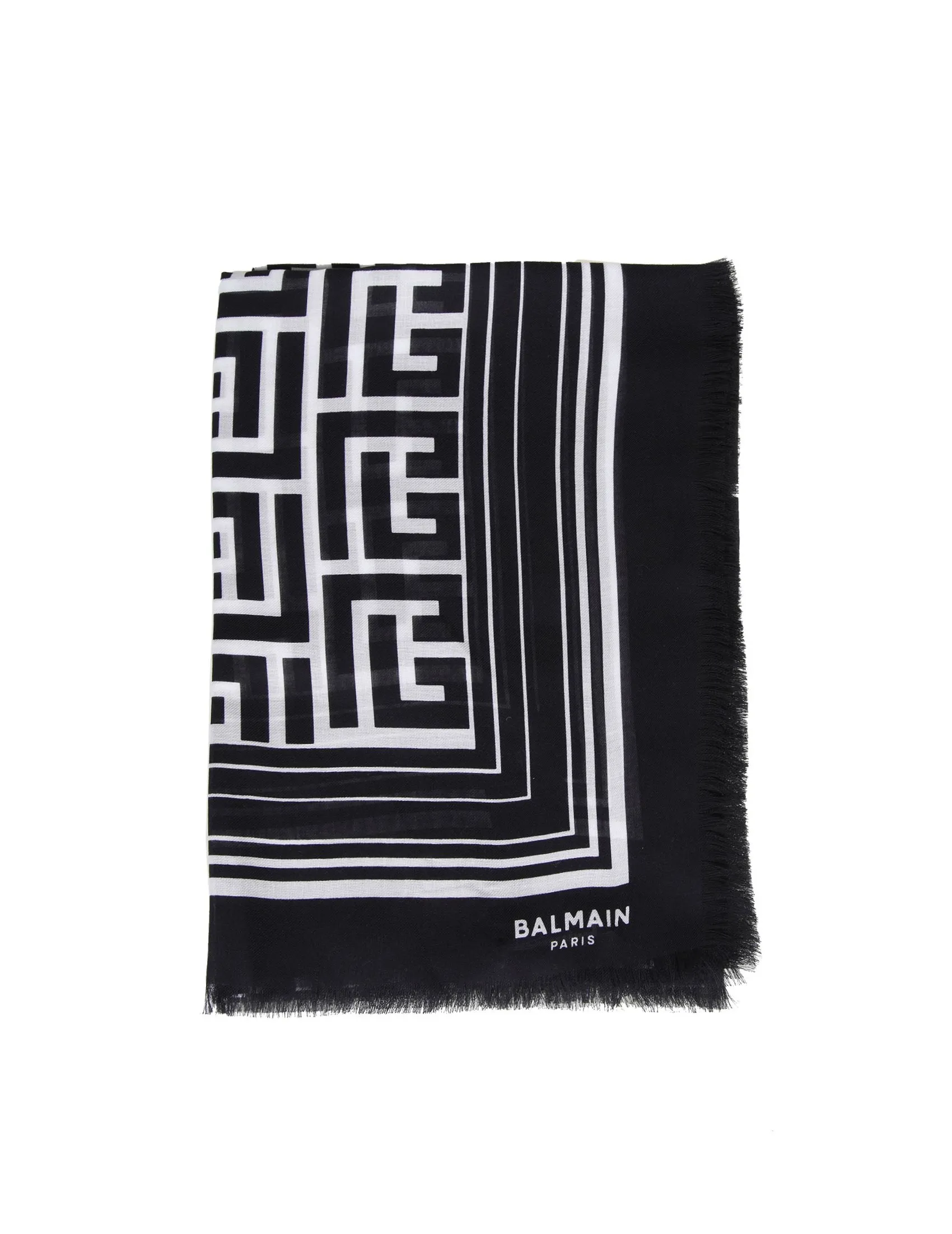 BALMAIN SCARF MONOGRAM