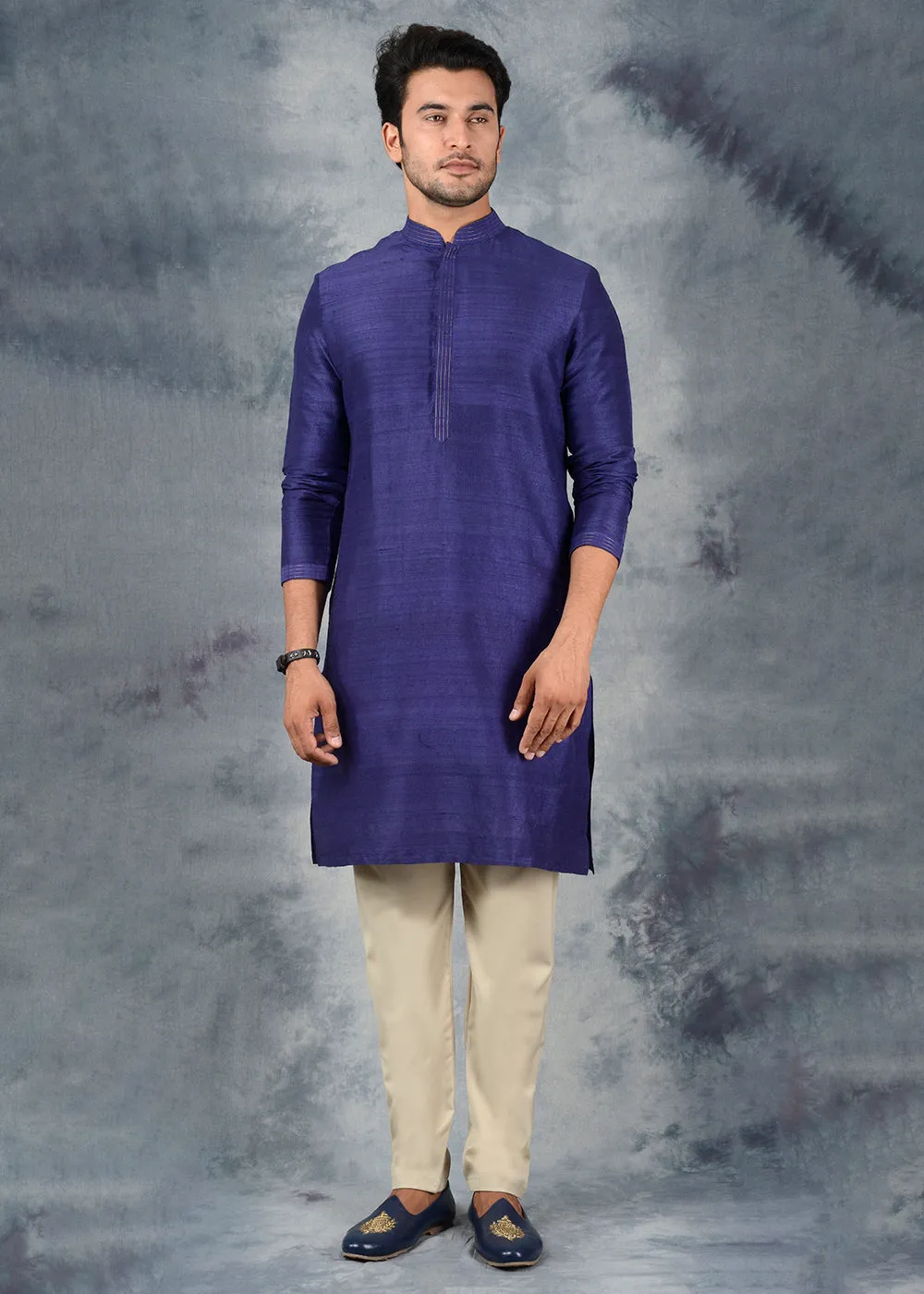 Blue Bandhgala Jacket | Siddhesh Chauhan