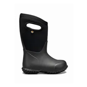 BOGS Kid's Insulated Rain Boots York Solid Black 24FW