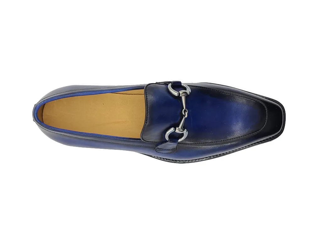 Burnished Calfskin Bit Loafer