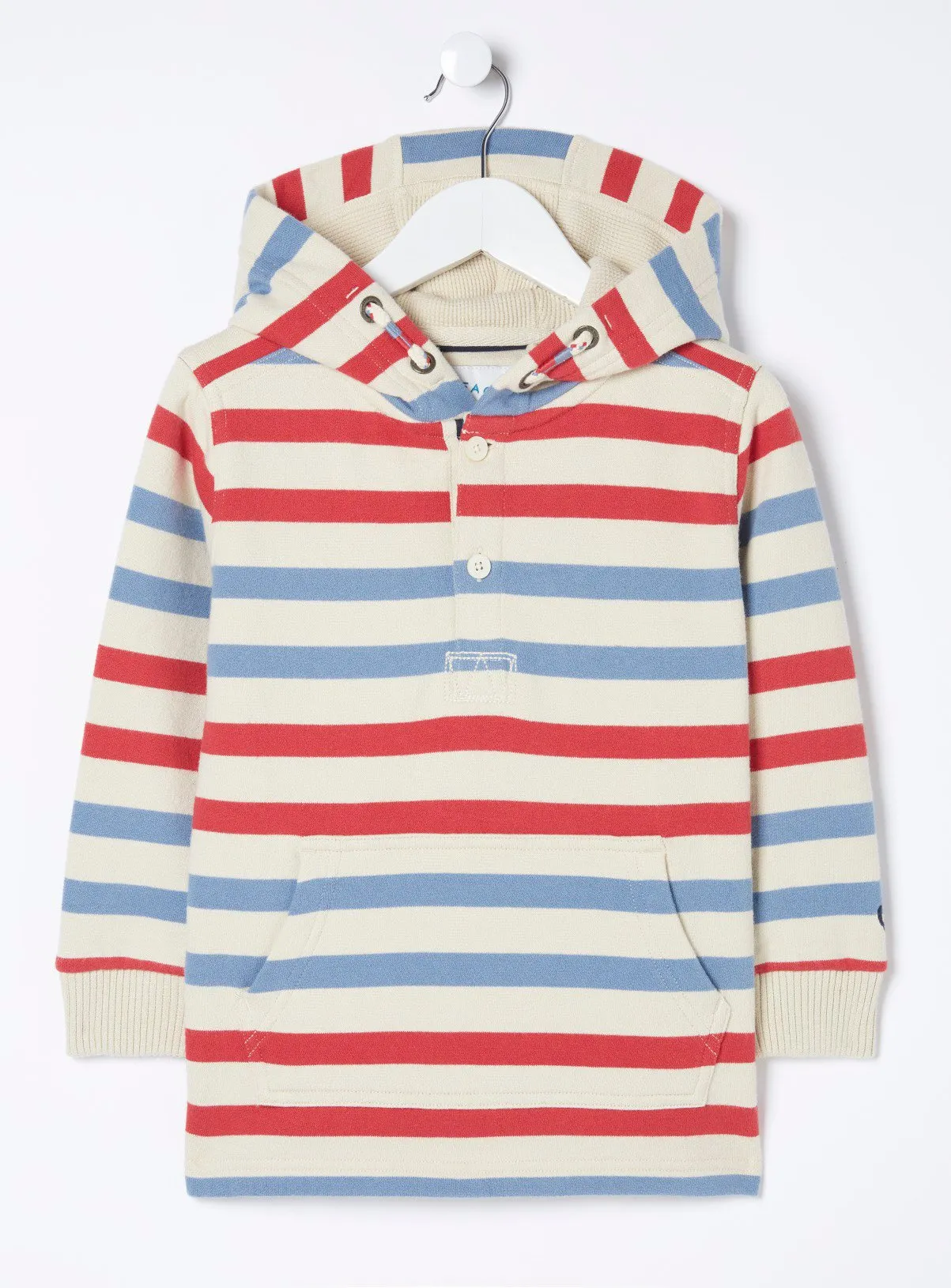 Buy FATFACE Stripe Half Neck Hoodie 7-8 years | Jumpers and hoodies | Tu