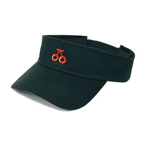 Cherries Wheels Logo Visor Hat - Black