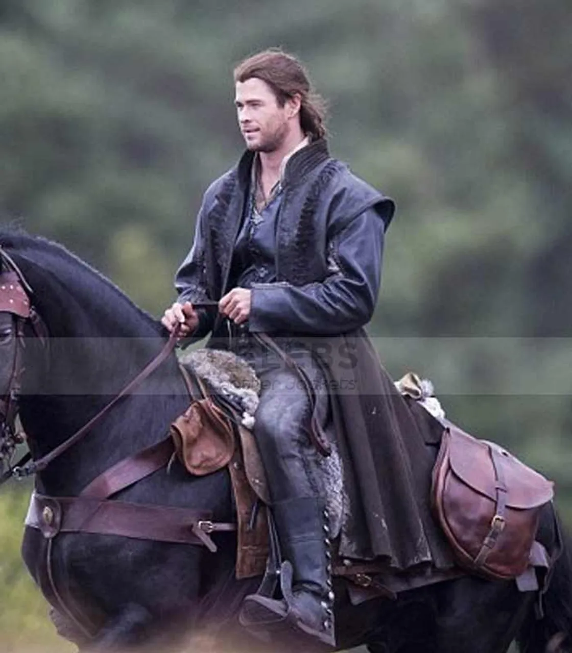 Chris Hemsworth The Huntsman Long Leather Coat