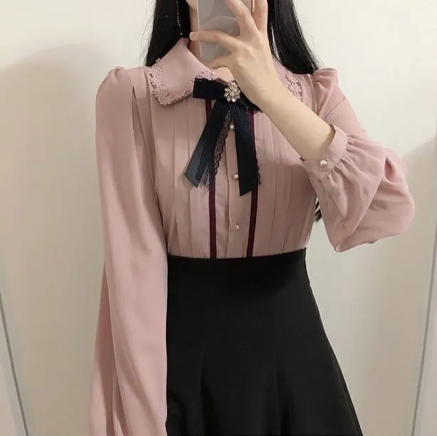 Clarice Light Academia Blouse