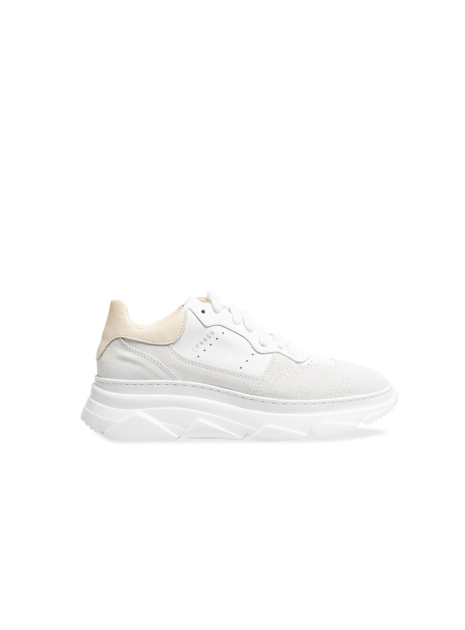 COPENHAGEN STUDIOS SNEAKERS MATERIAL MIX WHITE/BUTTER