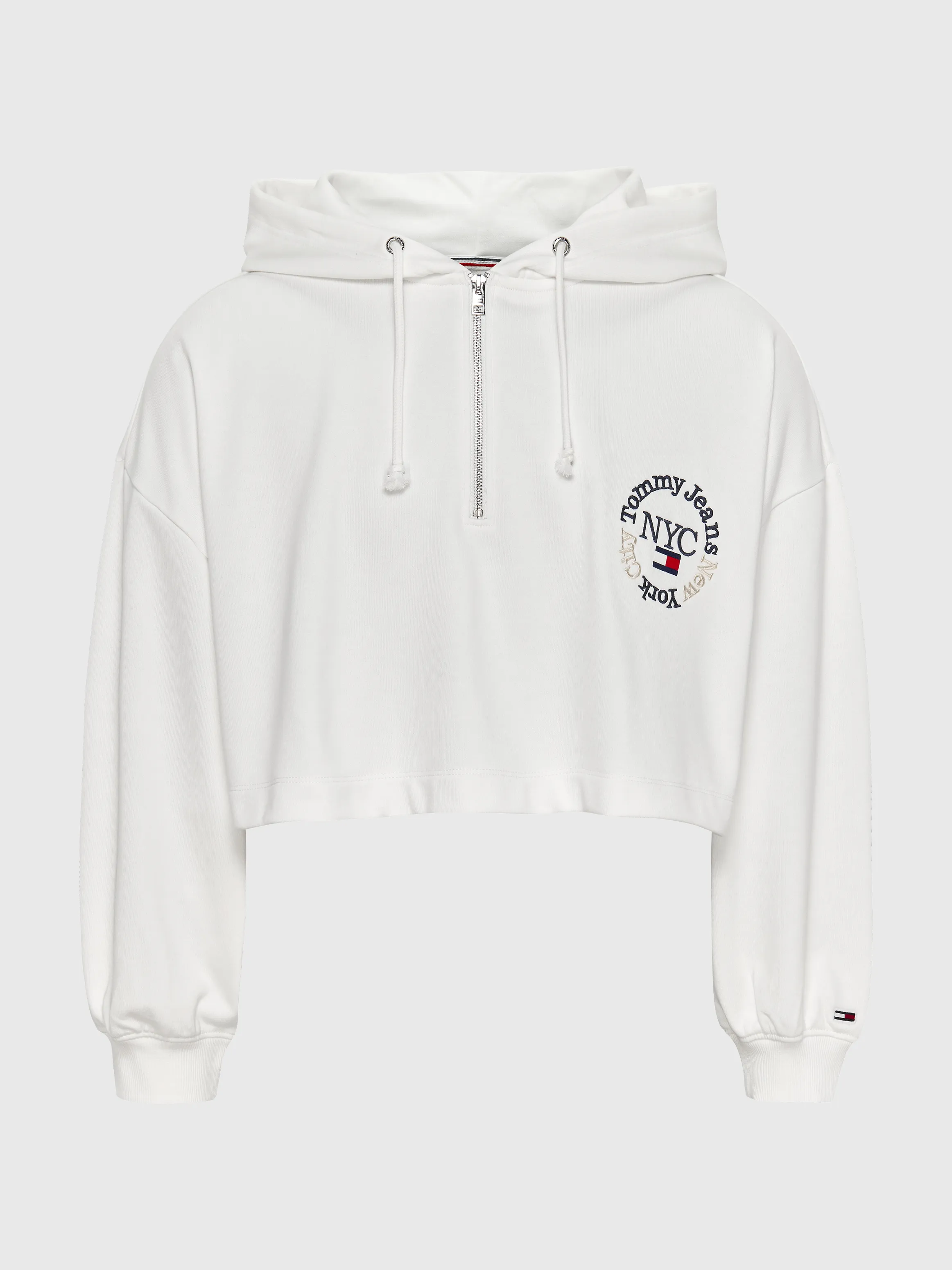 Curve Timeless Logo Super Cropped Hoodie | Sweatshirts & Hoodies | Tommy Jeans