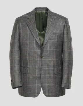 DARK OLIVE MULTI WINDOWPANE SPORT COAT