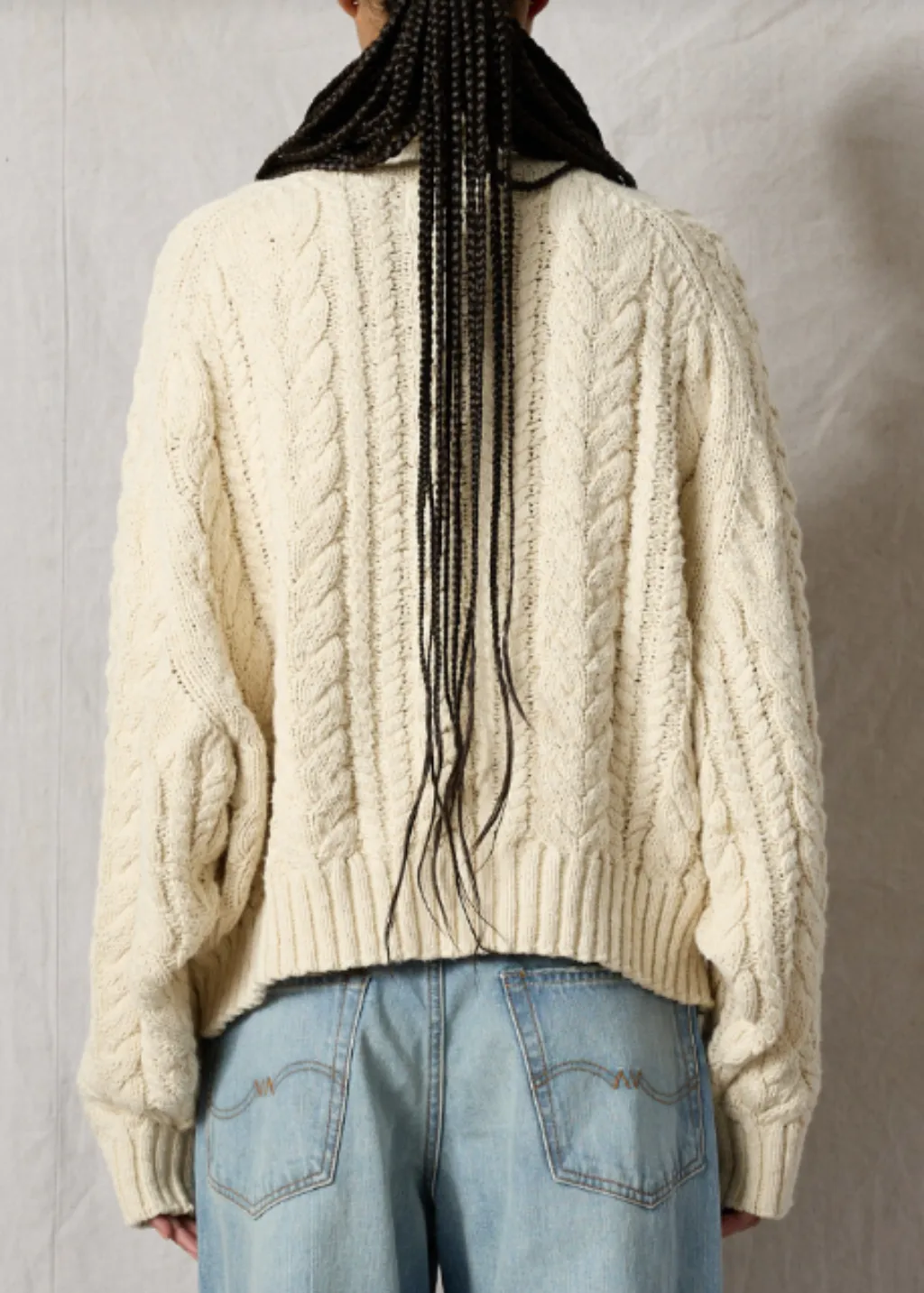 Denimist Cable Turtleneck Sweater