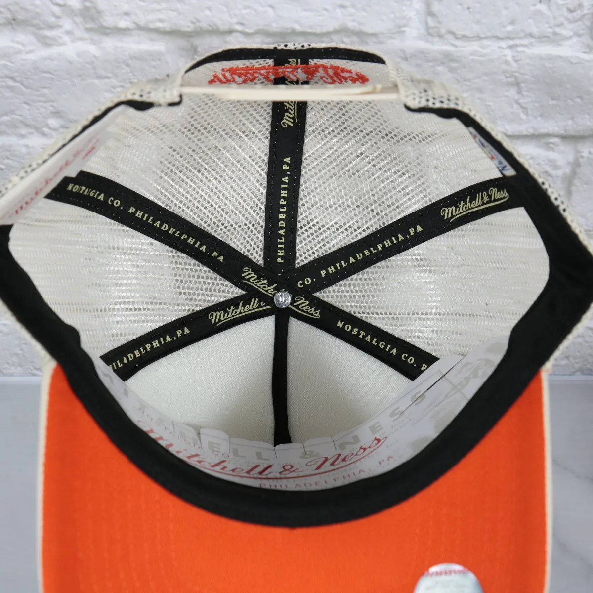 Detroit Tigers Cooperstown Evergreen Pro Orange bottom | Off White Trucker Hat