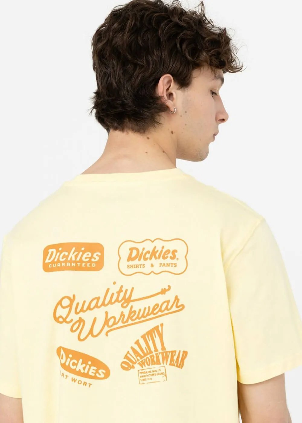 Dickies Men's Fircrest T-Shirt Pale Banana Yellow