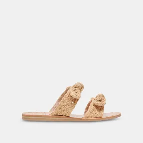 DINAH SANDALS LT NATURAL RAFFIA– Dolce Vita 6908074295362