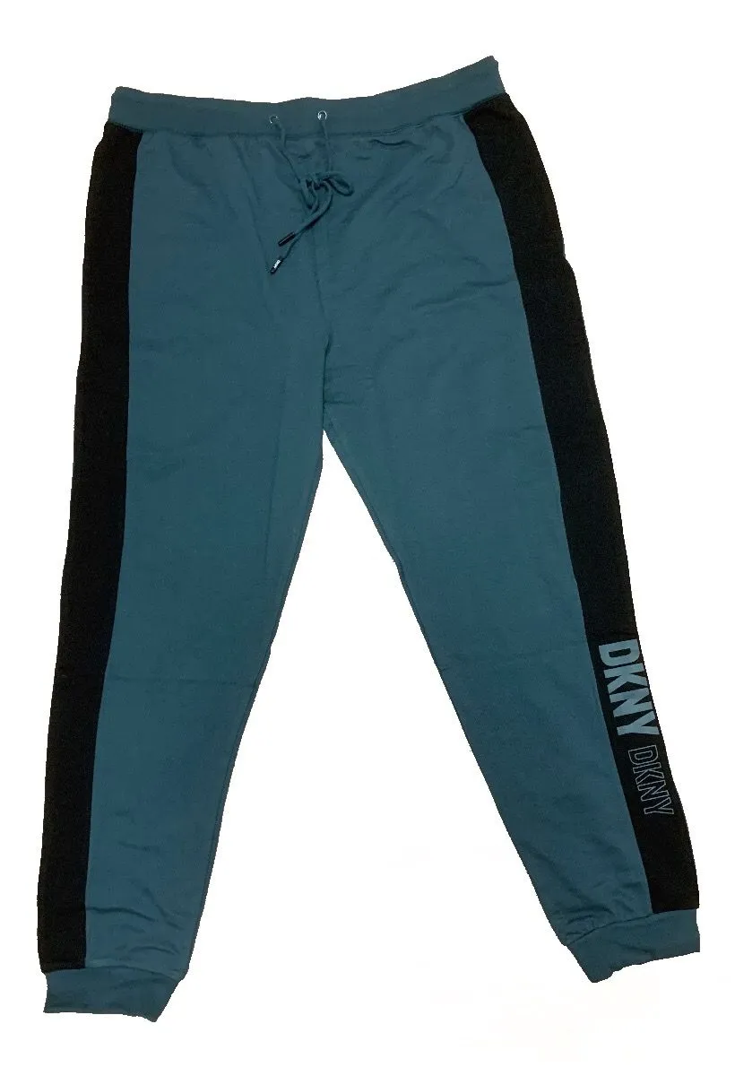 DKNY River Band Lounge Pants Blue Green