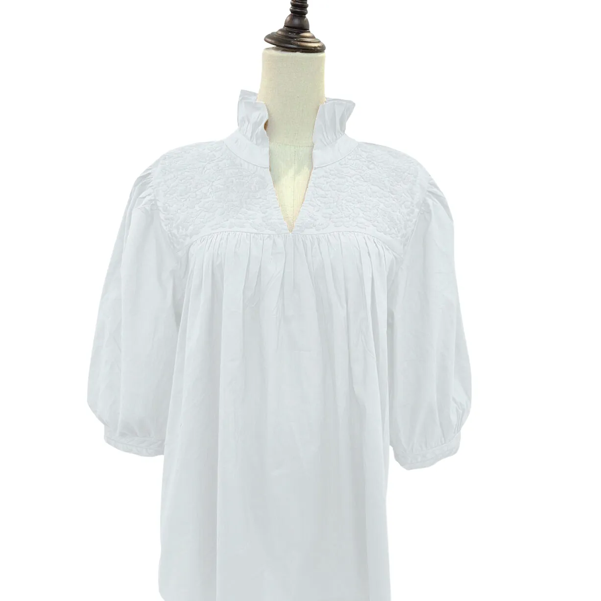 Double White Ultimate Tailgater Blouse