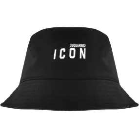 DSQUARED2 Logo Bucket Hat Black