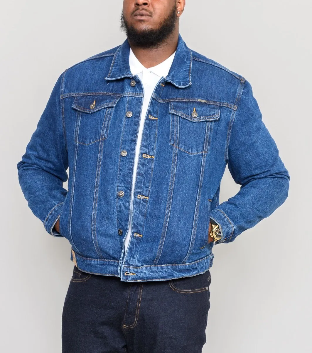 Duke Western Denim Trucker Jacket Stonewash Blue