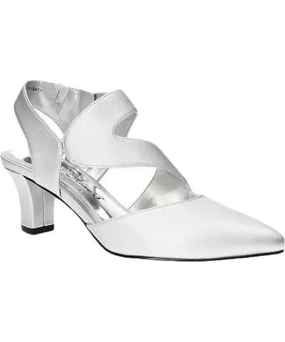 Easy Street VENUE Womens Satin Pumps Dance Heels