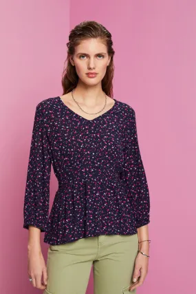 Esprit Fitted Waist Peplum blouse