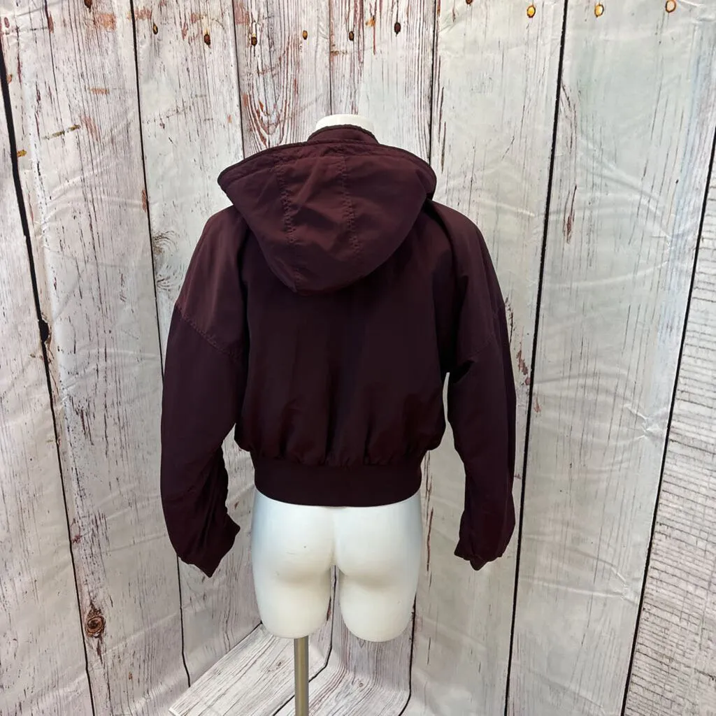 EXPRESS MAROON COAT SIZE LARGE TC3