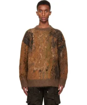 Feng Chen Wang Brown Gradient Sweater