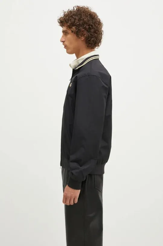 Fred Perry jacket The Brentham Jacket men's black color J2660.350