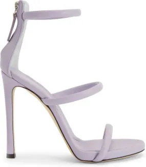 Giuseppe Zanotti Harmony padded leather sandals Purple