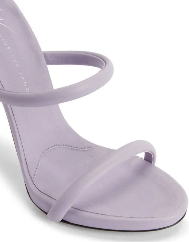 Giuseppe Zanotti Harmony padded leather sandals Purple