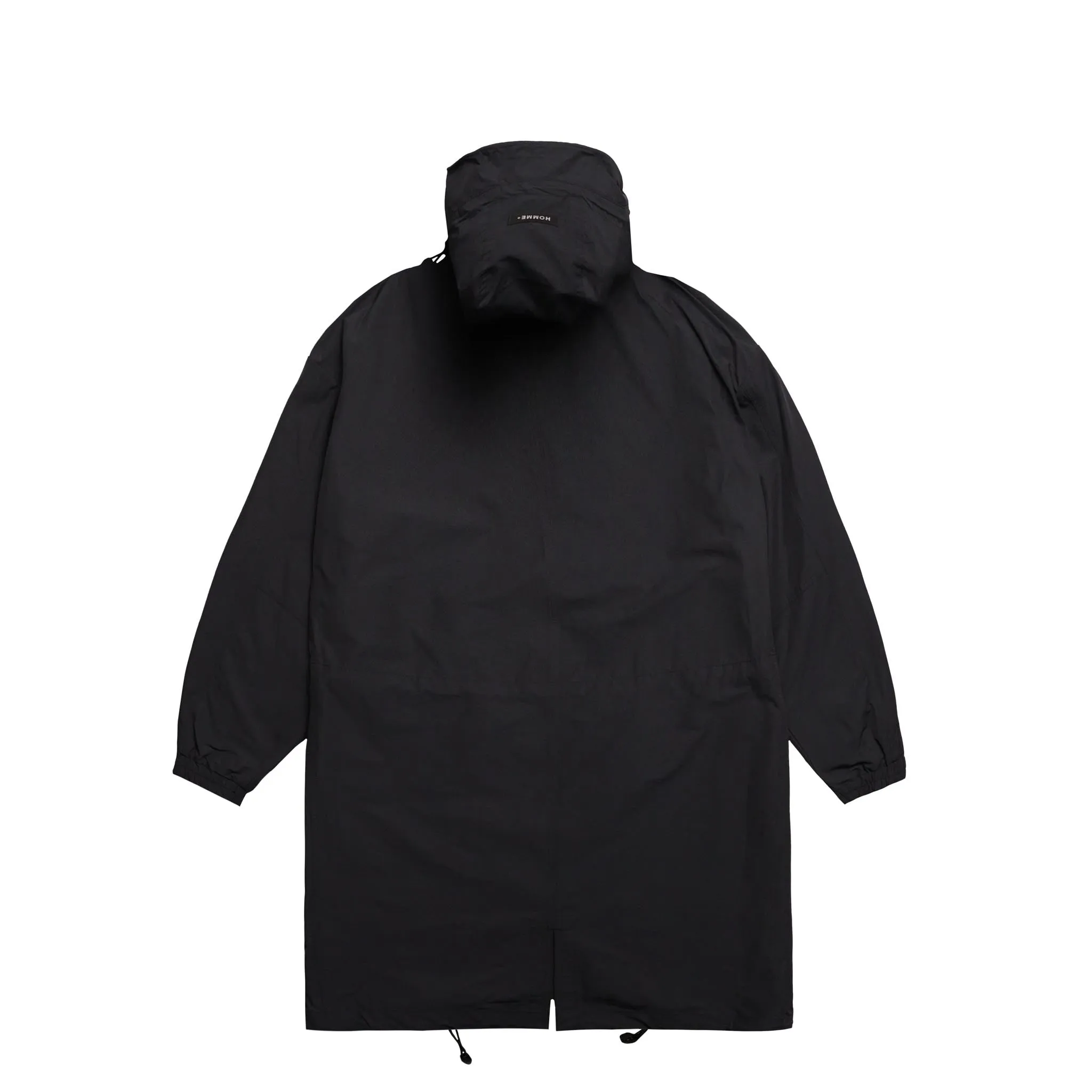 HOMME+ Cargo Pocket Trench Coat Charcoal