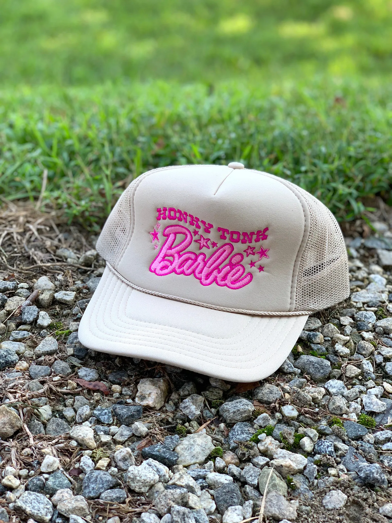 Honky Tonk Barbie Pink Trucker Hat