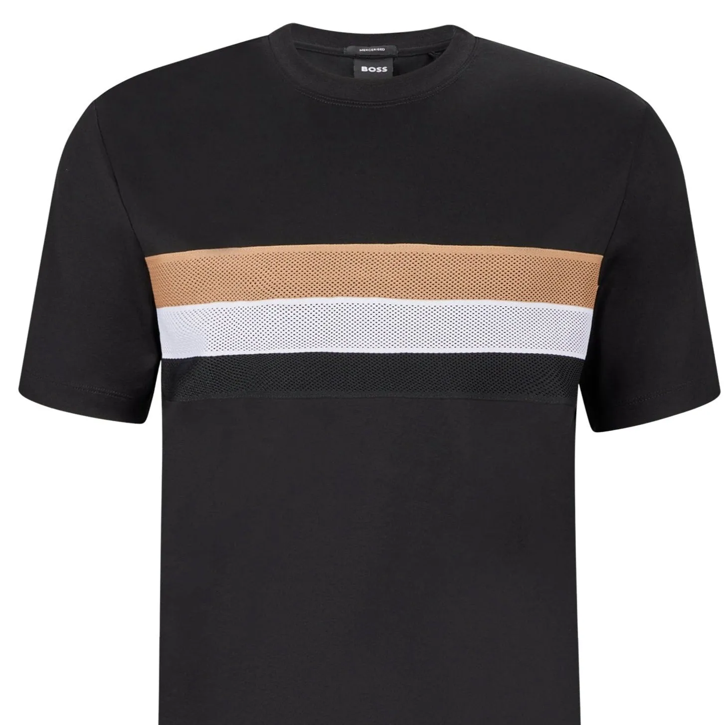 Hugo Boss Tiburt Signature Mesh Stripe T-Shirt