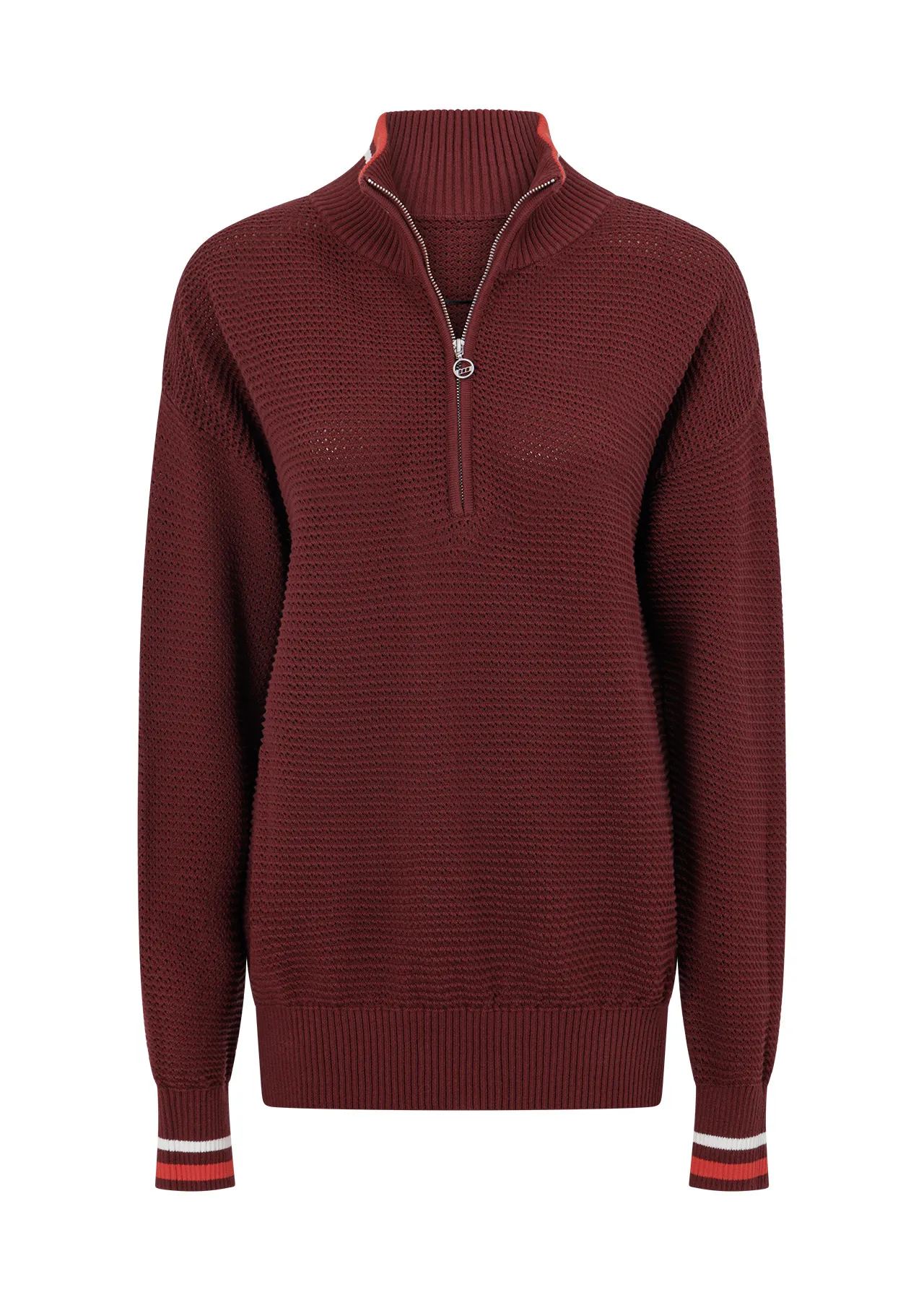 Iconic 1/2 Zip Knit | Red | Jackets, Hoodies and Sweats | Lorna Jane New Zealand