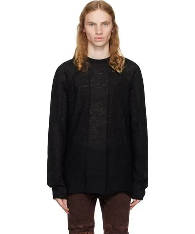 Julius Black Edge Sweater