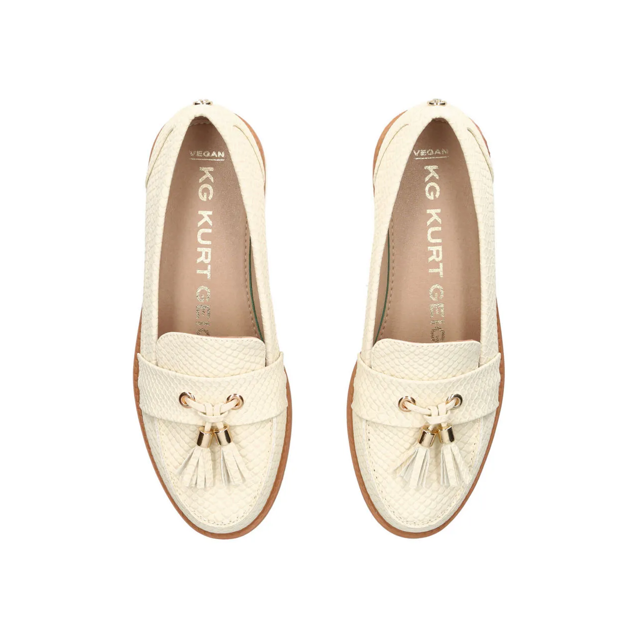 KG BY KURT GEIGER Morly 2 Slip-On Flats - White