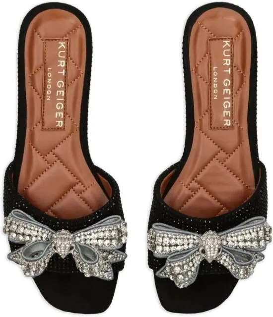 Kurt Geiger London Kensington bow-detail sandals Black