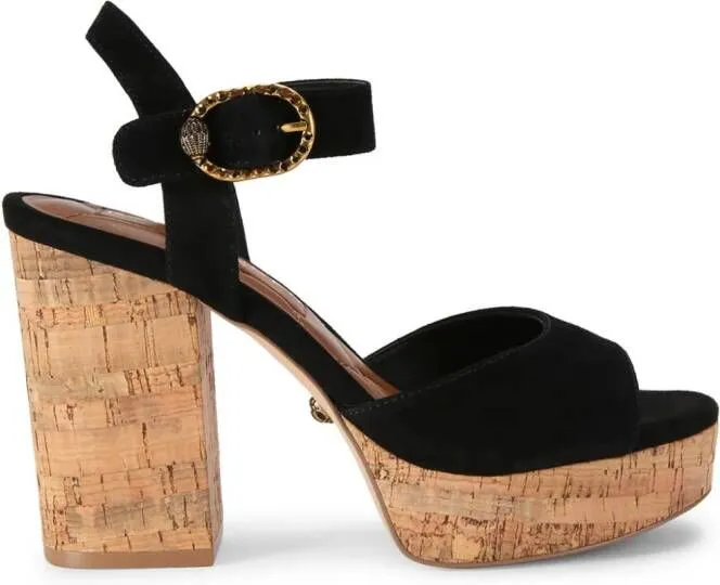 Kurt Geiger London Mayfair 105mm suede sandals Black