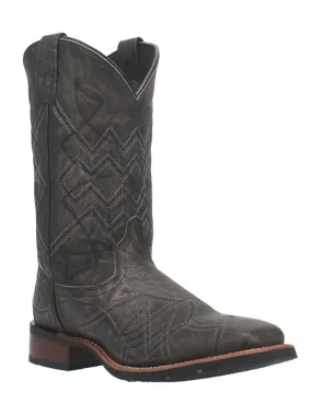 Laredo 7927 Mens Axel Square Toe Western Work Boots Black